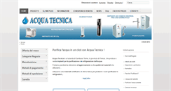 Desktop Screenshot of acqua-tecnica.it