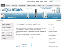 Tablet Screenshot of acqua-tecnica.it